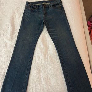 BCBG Maxazaria women’s bootcut jeans.